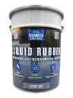 Liquid Rubber Roof Coating Instant Wateproofer - 5 Litres - Grey, Black or Clear