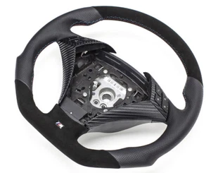 Tausch Abgeflacht ALcantara Leder Lenkrad BMW 5 E60 E61 - Bild 1 von 4