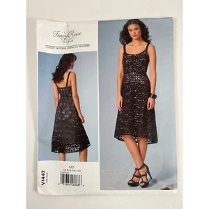 Vestido Tracy Reese New York V1447 Vogue patrón de costura de diseñador tallas 4-6-8-10-12 - Imagen 1 de 4