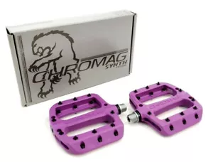 Chromag Synth Mountain Bike Pedals Purple - Picture 1 of 12