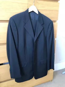 Cerruti 1881 Italian Wool Black Suit 38R - Picture 1 of 8