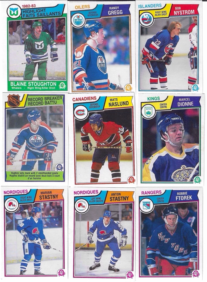 1983-84 O-Pee-Chee OPC NHL Hockey Cards, Pick Your Card 2-395, EX-NM - Image 1 of 1
