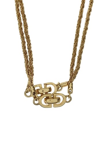 Collana Christian Dior Twist Top GLD incluso da donna