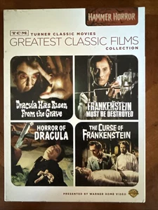 Tcm Greatest Classic Films Collection: Hammer Horror (DVD, 2010) 4 Movies! - Picture 1 of 10