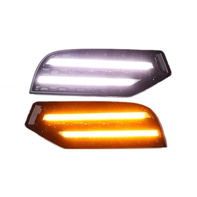 LED Daytime Running Light For Toyota Sequoia 2023+ DRL Fog Lamp With Turn Signal - Image 1 of 4