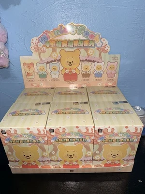 Miniso Top Toy Disney Winnie the Pooh Candy Series Vinyl Plush Sealed Case