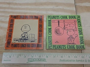 Peanuts Cook Book 1969 First Edition Peanuts Lunch Bag Cook Book 1974 Free Shipp - Picture 1 of 24