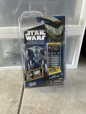 Star Wars The Clone Wars CW46 Aqua Droid Hasbro 2011 Foto 1 de 4