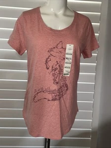 New Woman’s St. John’s Bay Active Rosette Fox Blouse Top Size Medium - Picture 1 of 12