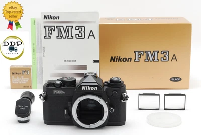 [Mint In Box w/Finder] Nikon FM3A Black SLR 35mm Film Camera Body From JAPAN - Image 1 of 4