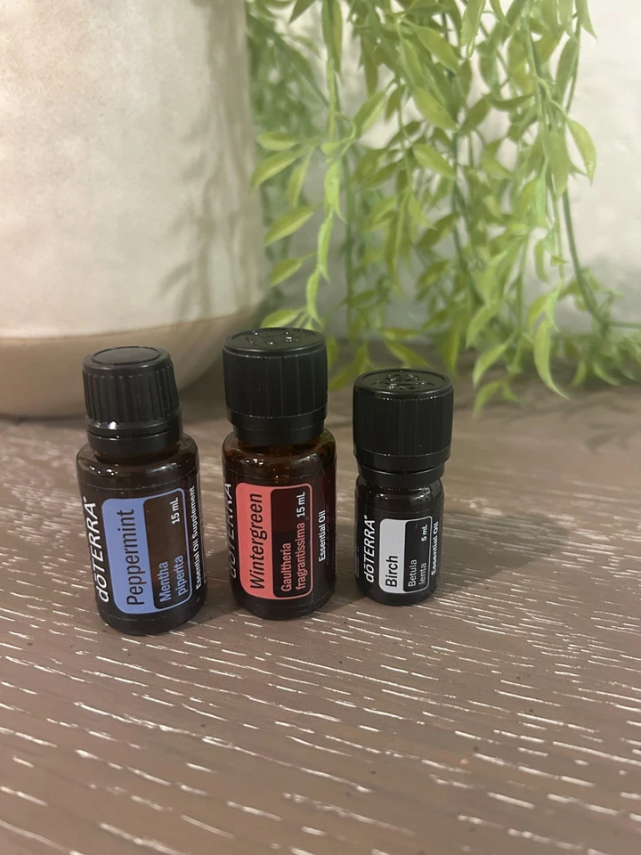 doTerra 桦木 5 毫升,Wintergreen 15 毫升,薄荷 15 毫升精华油免运费! — 第 1/4 张图片