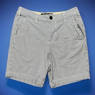 Pantalones Cortos Hollister Para Hombre Talla 28 Epic Flex Calce Clásico Azul Rayas 28x7 Foto 1 de 4