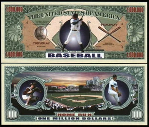 TEAM SPORTS MilILLION DOLLAR BILLS - 2 Sets of 5 Bills - Picture 1 of 1