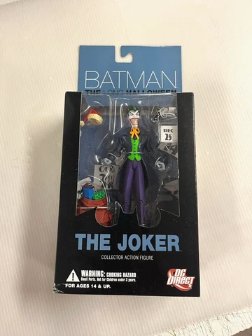 BATMAN Long Halloween JOKER COLLECTOR ACTION FIGURE NIB DAMAGED CORNER ON BOX DC Cover