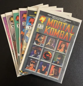 MORTAL KOMBAT BLOOD & THUNDER #0 1 2 3 4 5 Comic Books Video Game 1994 GORO - Picture 1 of 7