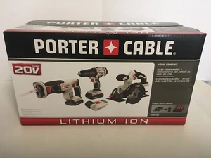 PORTER-CABLE 20V MAX 4-Tool Combo Kit, with 2 Batteries and Charger (PCCK616L4) - Picture 1 of 8