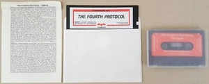 THE FOURTH PROTOCOL ©1985 Firebird Cassette & Disk Game for Commodore 64 128D - Afbeelding 1 van 5