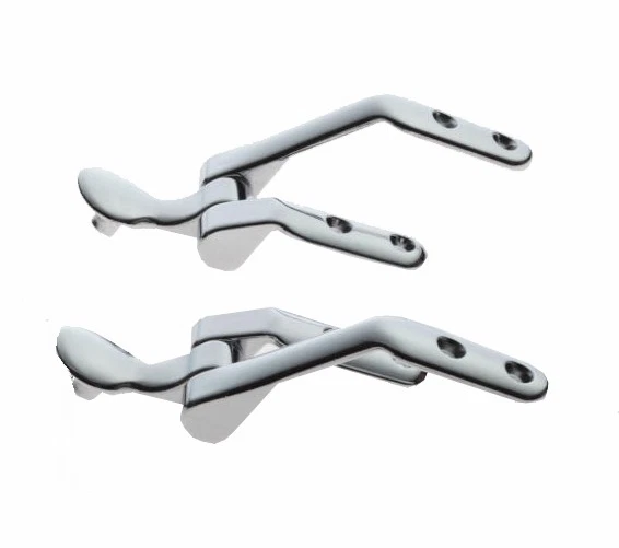 COPPIA CERNIERE SEDILE WATER CONCA 18 COPERCHIO WC - Immagine 1 di 1