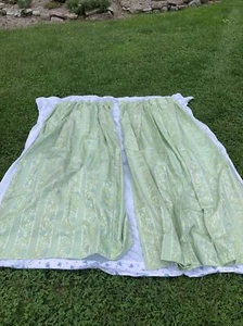 "6 pares de paneles de cortinas plisadas personalizadas de 80"" de largo ~ florales ~ impresionantes" - Imagen 1 de 5