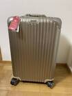 Unused Rimowa Topas 67L Titanium Original Suitcase Trunk H 69 W 45 D 28cm