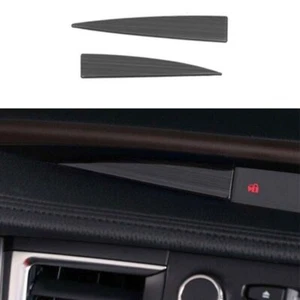 Dash Clock Panel For Toyota Highlander 2014-2019 Black Titanium 2Pcs Cover Trim - Picture 1 of 5