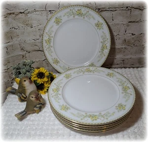 Mikasa Fine China Greenbriar L2014 Japan Dinner Plates 10.5 in, 6pcs, 1978-1985 - Picture 1 of 3