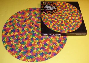 Vintage Assembled "THE PUZZLER" Round Circular Springbok Jigsaw Puzzle COMPLETE - Picture 1 of 9