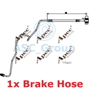 Apec Braking 192mm Disc Brake Caliper Flexible Rubber Hose HOS3874 - Picture 1 of 1