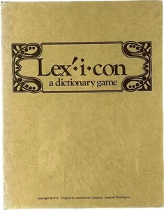 Vintage 1975 Lex-i-con Dictionary Game Sealed (Similar To Balderdash) Rare HTF - Picture 1 of 5