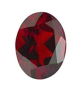 Genuine Natural Mozambique Garnet Oval Faceted Loose Stones (4x3mm - 14x10mm)