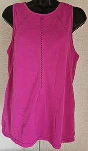 Athleta Womens Shirt Top Blouse Size M Medium Pinkish Purple - Picture 1 of 24