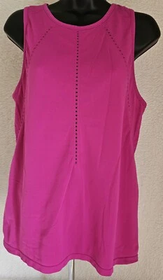 Athleta Womens Shirt Top Blouse Size M Medium Pinkish Purple - Image 1 of 4