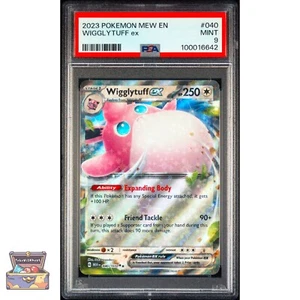 WIGGLYTUFF EX 040 POKEMON NUEVO ESCARLATA Y VIOLETA 151 2023 PSA 9 COMO NUEVO - Imagen 1 de 2