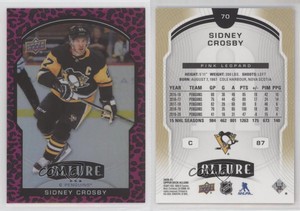 2020-21 Upper Deck Allure Pink Leopard Sidney Crosby #70
