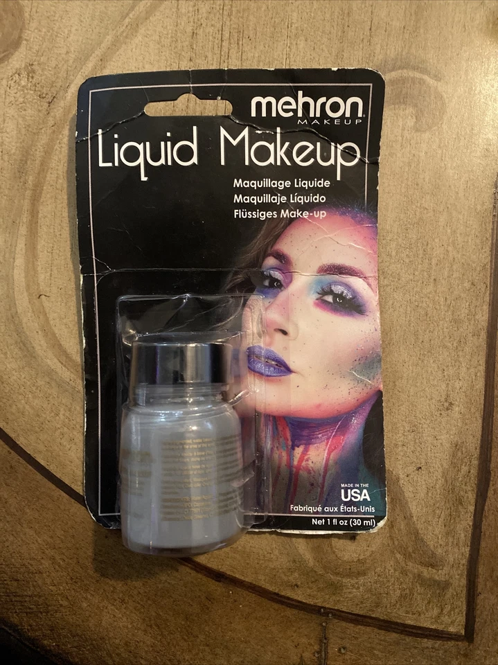 NUEVO MAQUILLAJE LÍQUIDO MEHRON Gris 1 OZ Foto 1 de 2