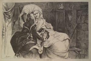 HIS PICTURE HUSBAND KILLED AT THE FRONT FRANCE HARPER'S WEEKLY 1871 - Picture 1 of 2