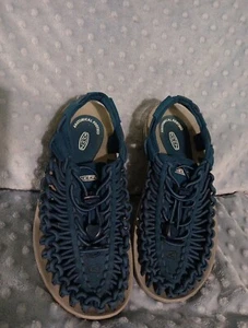 Keen Uneek Women's Navy Blue Paracord Bungee Hiking Sandals Size US 5.5 - Picture 1 of 6