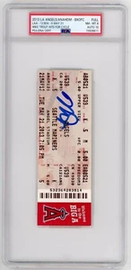 Mike Trout SIGNED Hits for Cycle Ticket Stub 5/2/13 LA Angels PSA 8 10 AUTOGRAPH - Picture 1 of 2