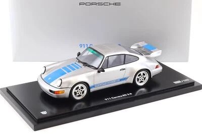 1:18 Spark Porsche 911 964 Carrera RS 3.8 Mirage Transformers Argento WAP DEALER - Immagine 1 di 4