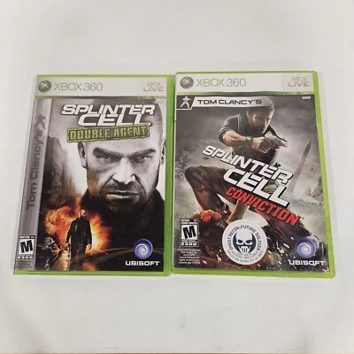 Tom Clancy's Splinter Cell: Double Agent & Conviction (Microsoft Xbox 360, 2006) - Image 1 of 2