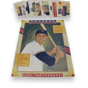 1990 Carl Yastrzemski Puzzle Donruss Hoja Diamante Rey Juego Completo, Cartas Extra - Imagen 1 de 5