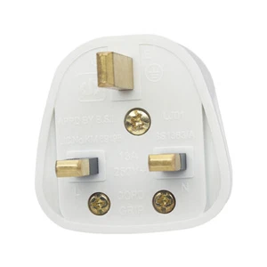 BS FUSIONADO Estándar Británico Hong Kong Singapur Trípode Cabeza Cinturón Fusible Cableado13Aplug - Imagen 1 de 17