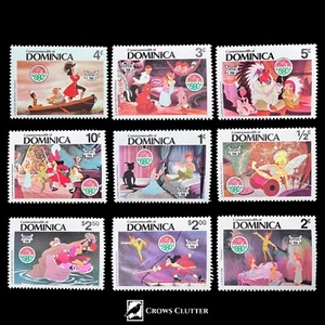Dominica Christmas 1980 Disney Peter Pan Collectable Stamp Set, Very Nice! - Picture 1 of 1