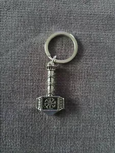 Thor Hammer Viking Schlüsselanhänger Mjolnir Wikinger Skandinavien Sonnenrad - Bild 1 von 2