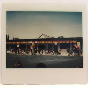 Children Performing Dance Interesting Festival Vintage Photo Polaroid 1970s - Picture 1 of 1