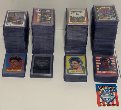 Topps Superman 1978/1980/1983 Complete Master Trading Card Set. All 3 NrMt-Mint - Image 1 of 4