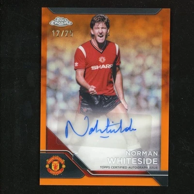 2024-25 Topps Cromo Deluxe Norman Whiteide Automático Naranja 12/25 ZD4440 Foto 1 de 2