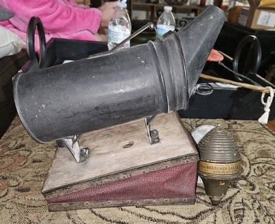 Antique Thermo-Dial Beehive Bee Keepers Thermometer , Antique Woodman Bee Smoker - Image 1 of 4