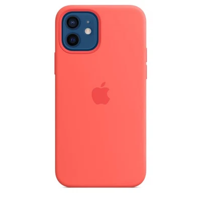Originale/Ufficiale Apple IPHONE 12/12 Pro Silicone Magsafe Case - Rosa Agrumi - Immagine 1 di 4