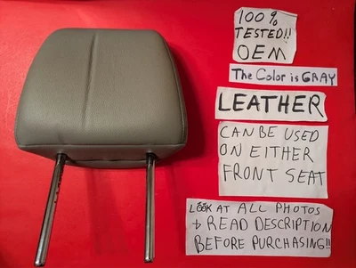 ✅1 OEM 2013-2017 Honda Accord EX-L TOURING ПЕРЕДНИЙ КОЖАНЫЙ подголовник ПОДГОЛОВНИК ЧИТАЙТЕ - Изображение 1 из 4